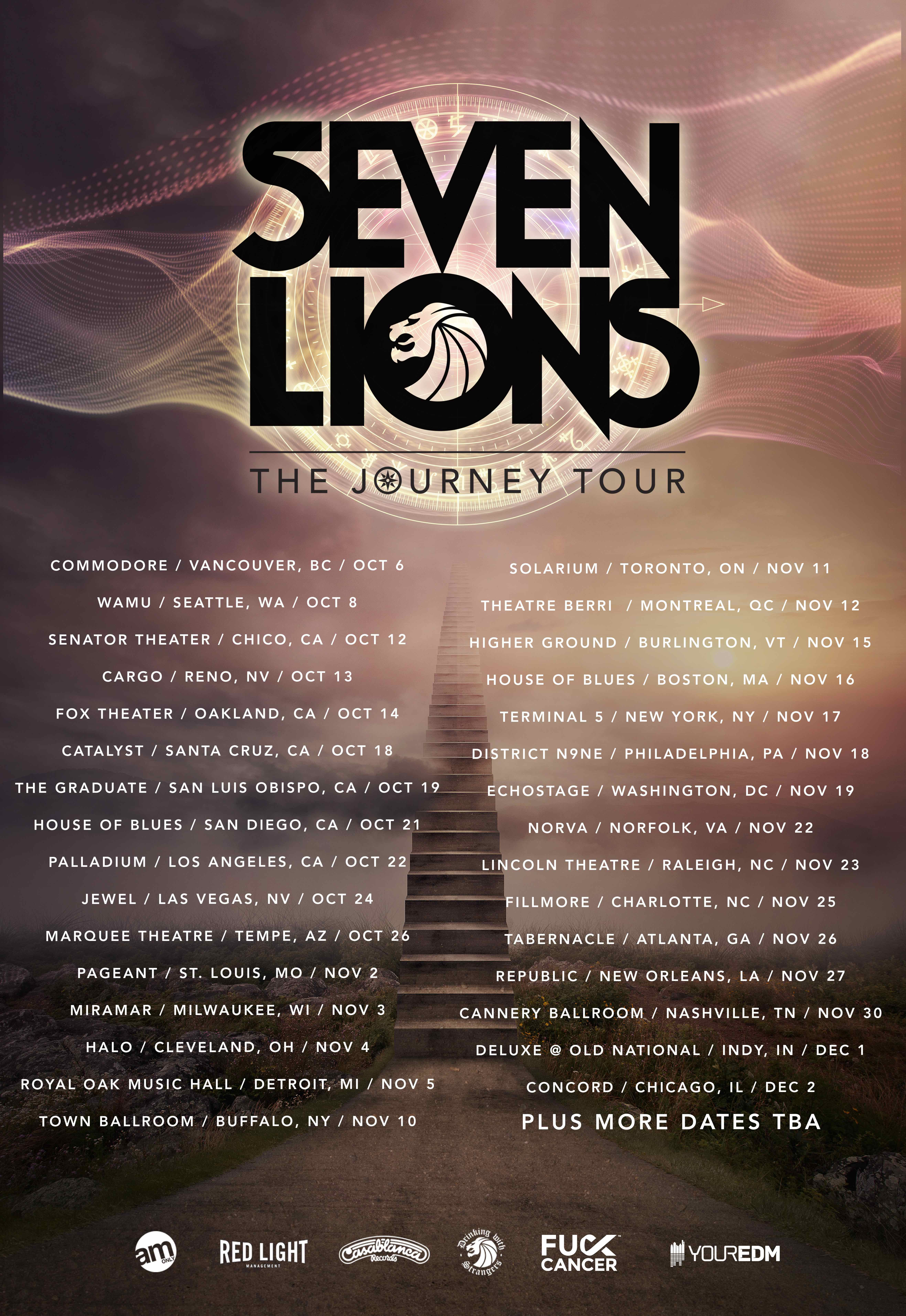 seven lions the journey tour